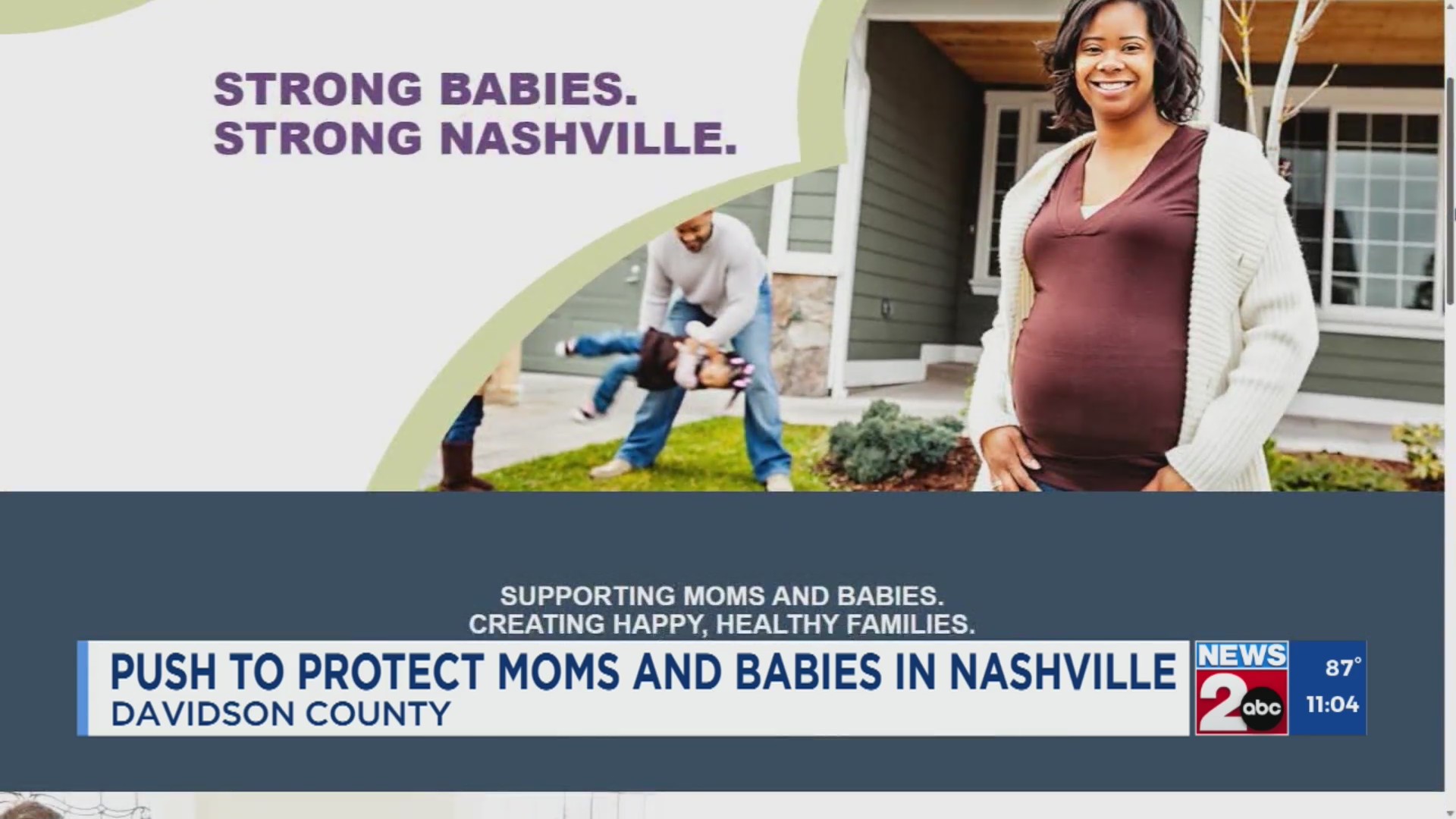 Push to protect moms and babies in Nashville – WKRN News 2