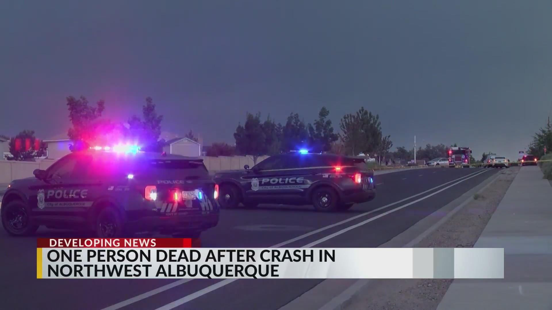 APD: 1 dead after crash in northwest Albuquerque – KRQE NEWS 13 ...