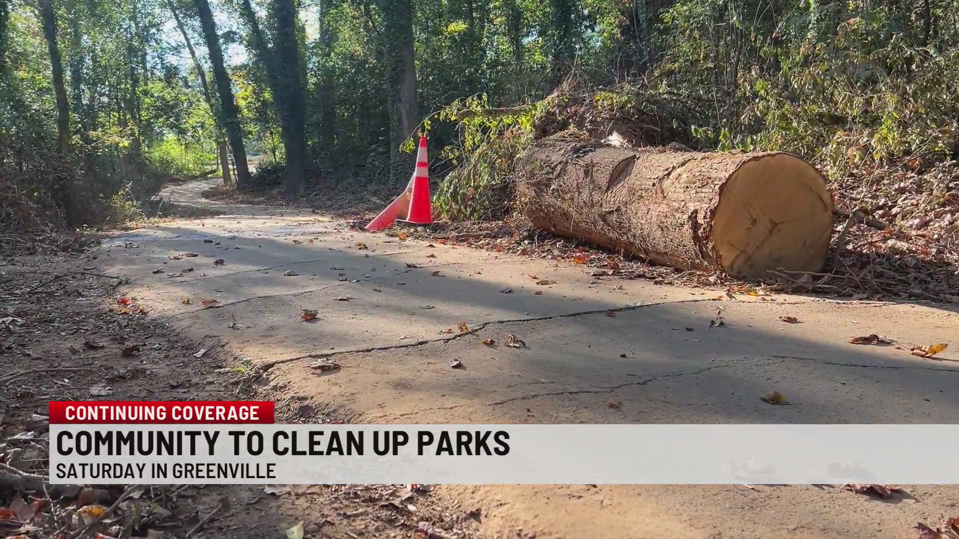 Volunteers to clean Greenville parks impacted by Helene – WSPA 7NEWS