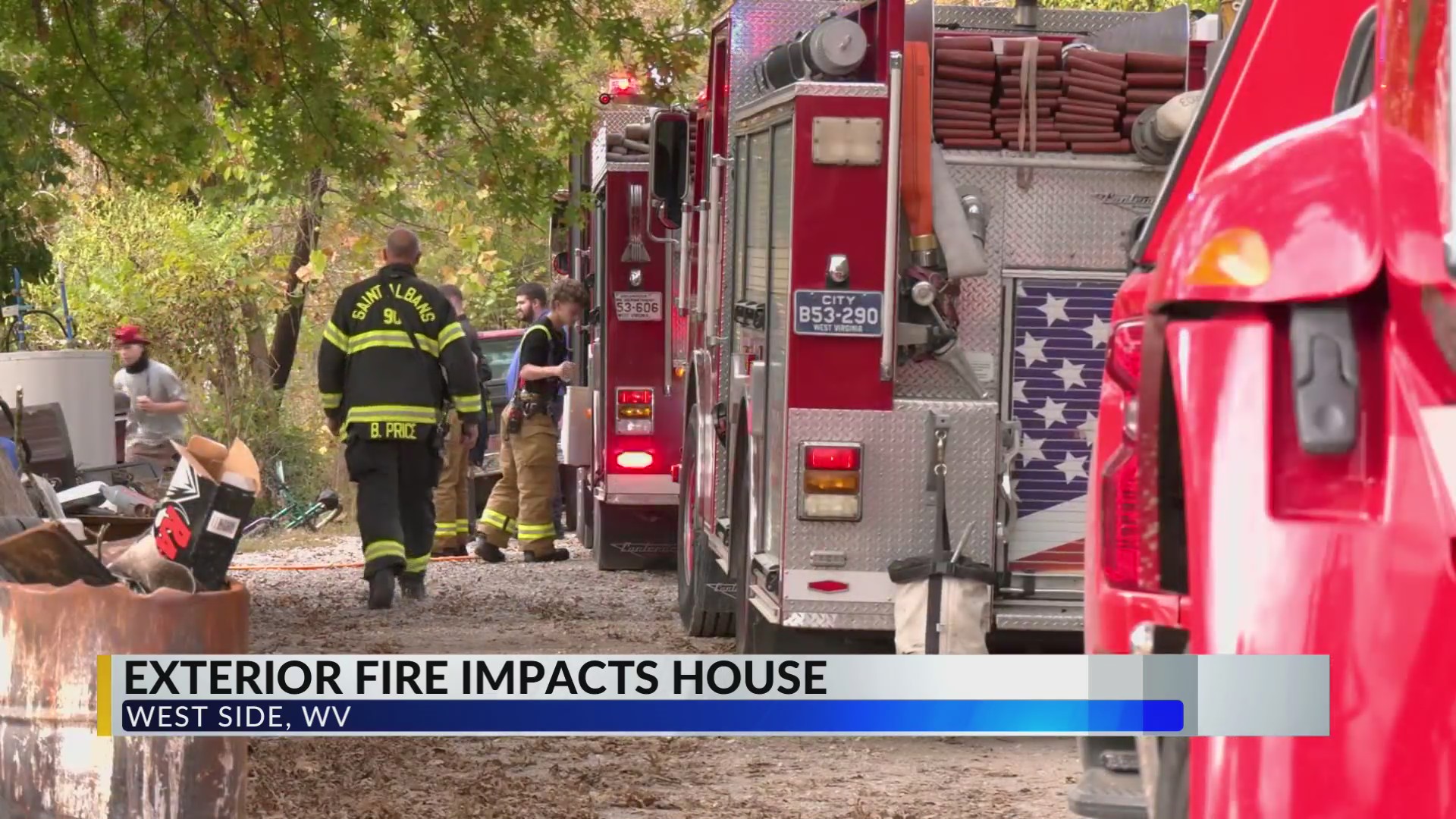 Crews battle house fire in Kanawha County – WOWK 13 News