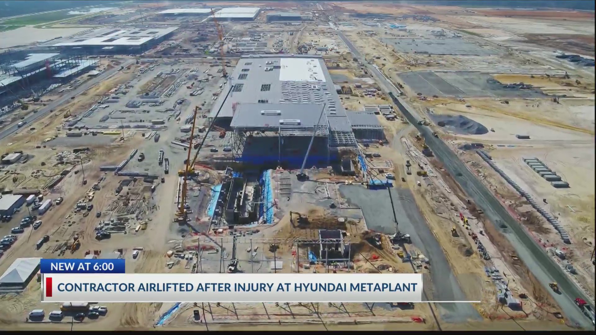 Contractor airlifted after on-site injury at Hyundai Metaplant – WSAV-TV