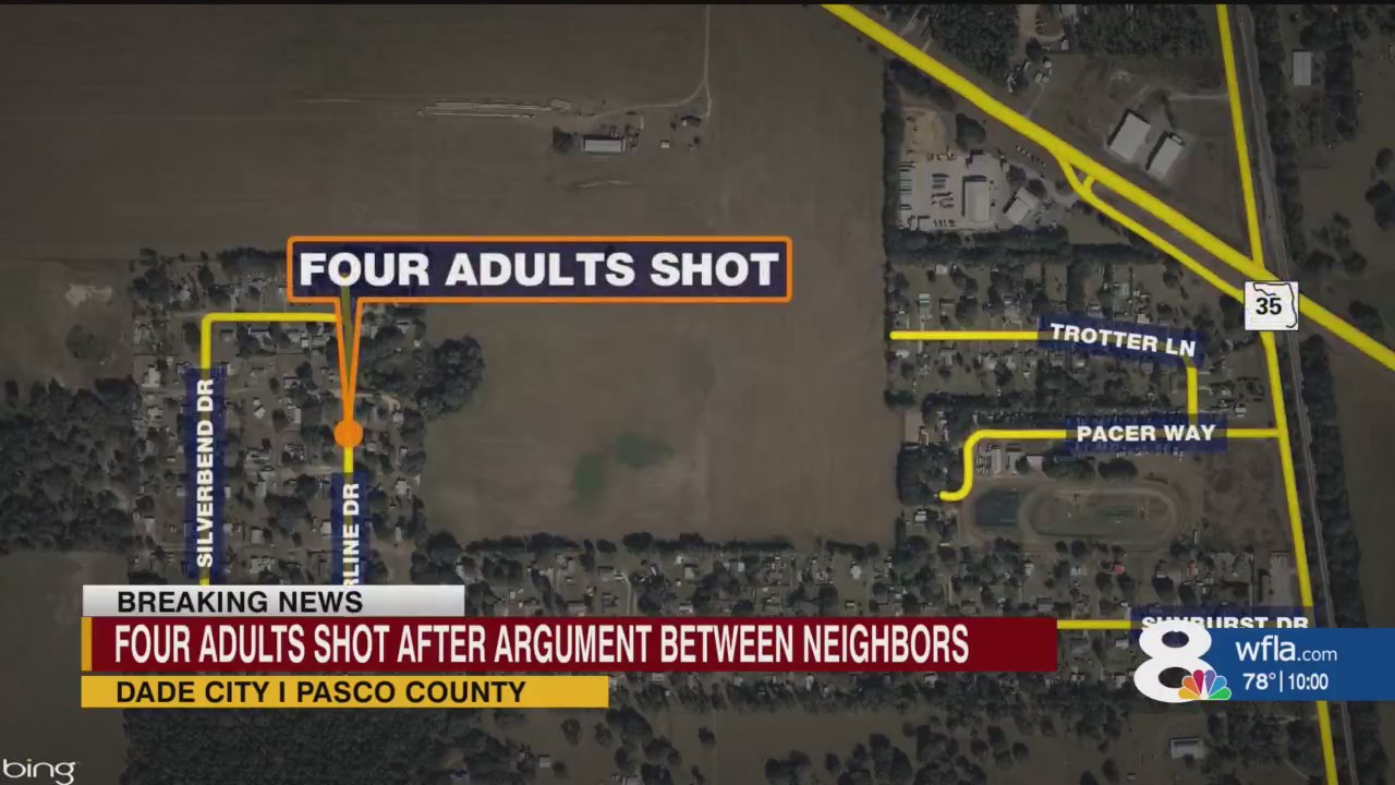 4 injured after fight between Pasco County neighbors leads to gunfire ...