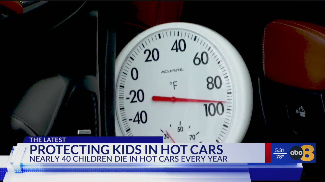 Safety officials warn against leaving children in hot cars as summer ...