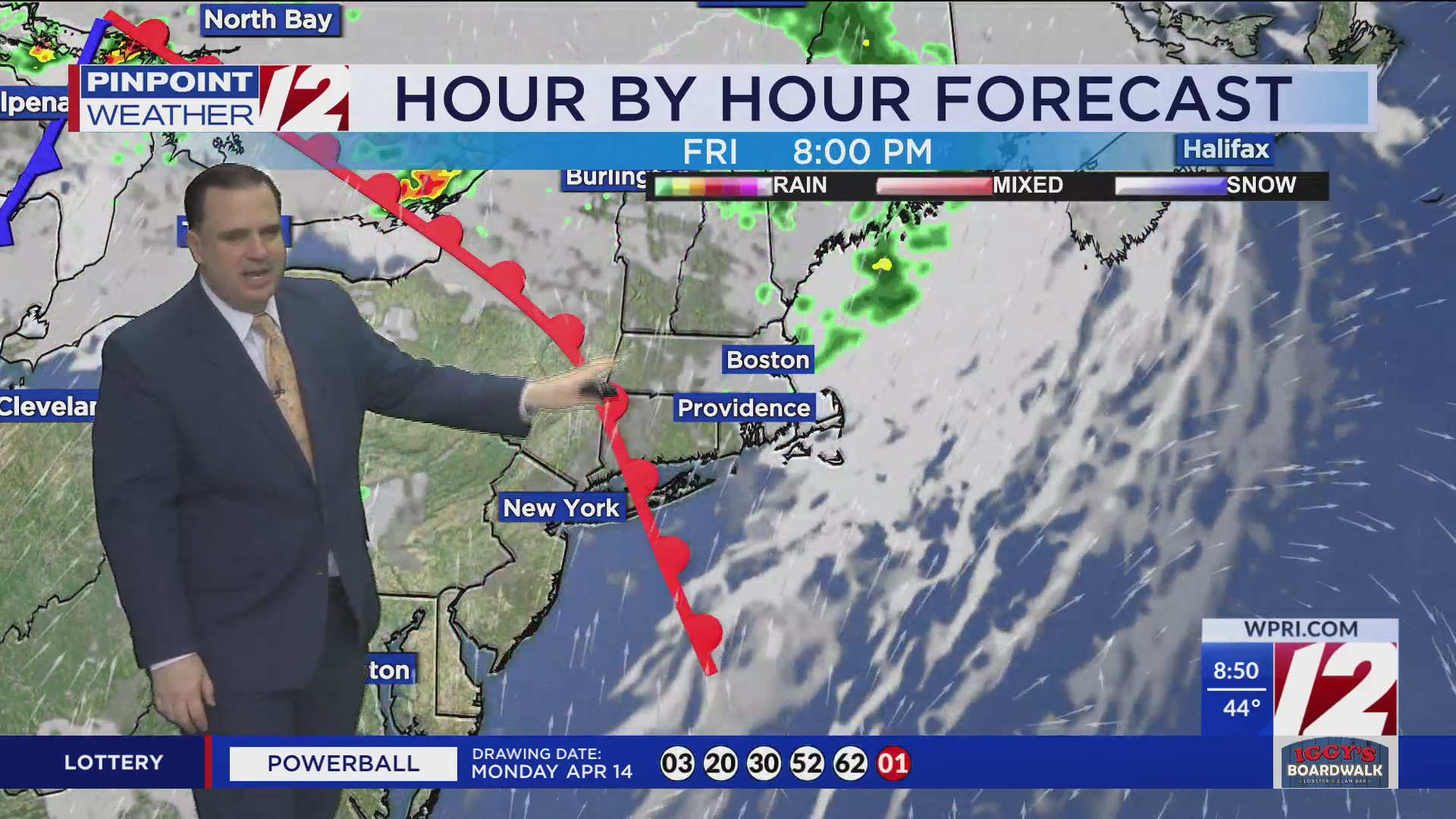 WPRI 12 Weather Forecast for 4/16/25: Cooler, Gusty Today – WPRI.com