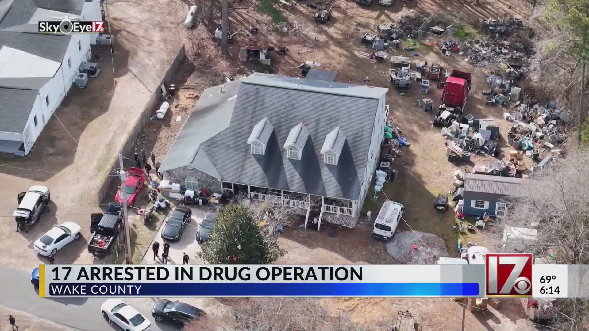 17 arrested in Wake County drug operation – CBS17.com