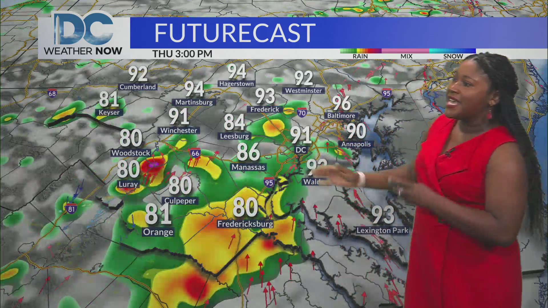 Hot and humid 4th of July with PM storms – DC News Now | DC, Virginia ...
