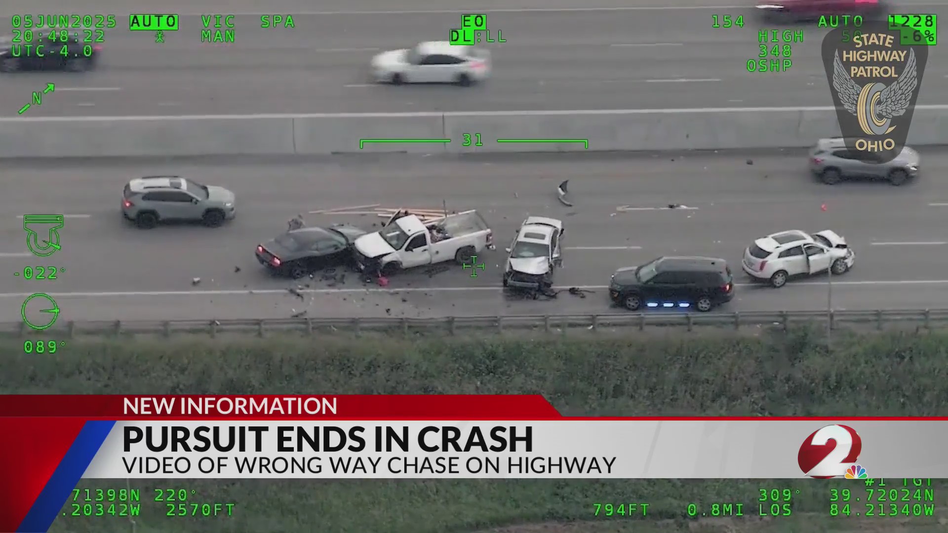 New video shows wrong-way driver crashing into 5 cars on I-75 – WDTN.com
