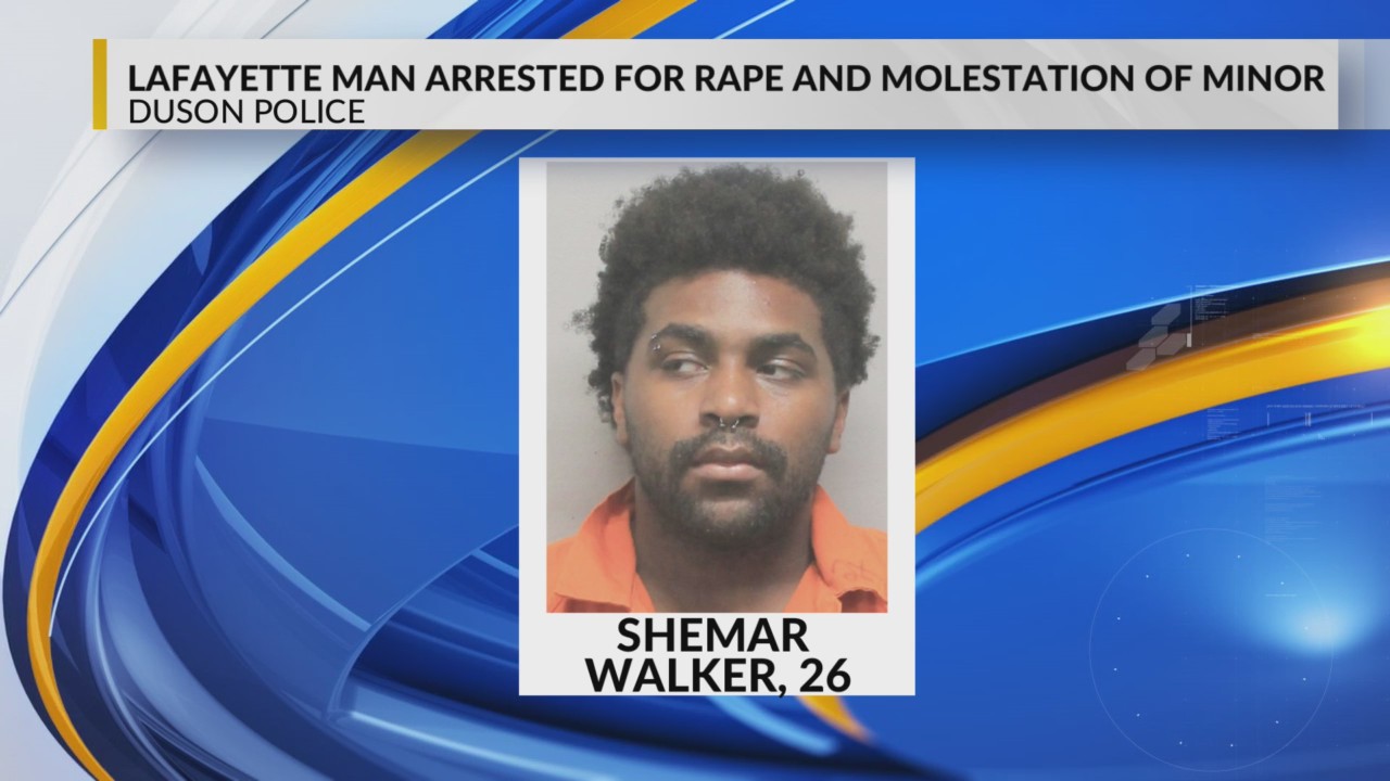 Lafayette man arrested for rape and molestation of minor – KLFY.com