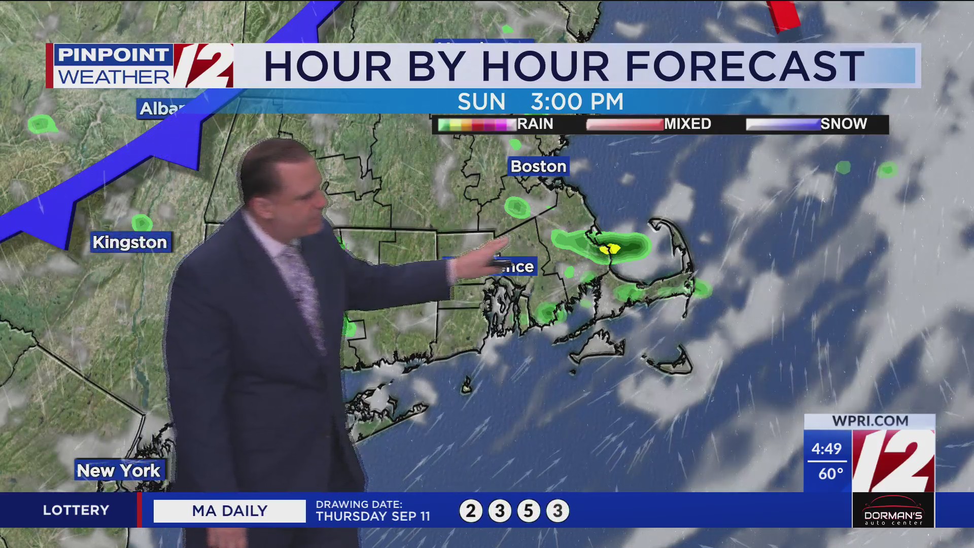 WPRI 12 Weather Forecast for 9/12/25: Dry again today – WPRI.com
