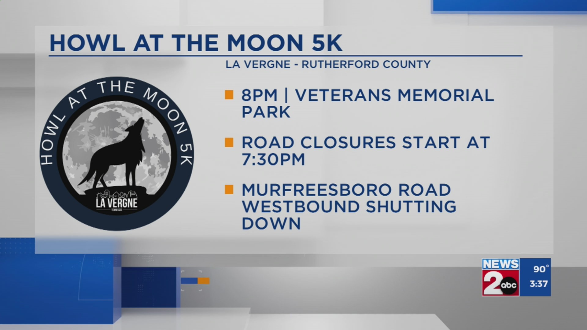 Howl at the Moon 5k in La Vergne – WKRN News 2