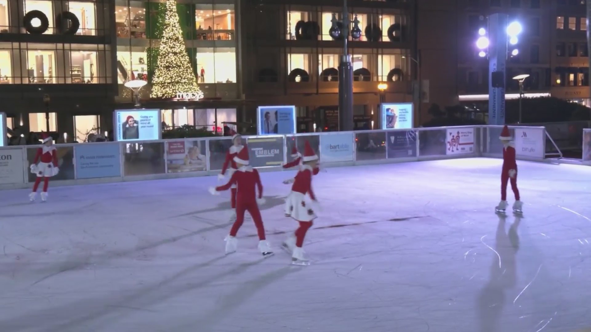 Ice Rink Maya Lin SF Union Square holiday ice rink opens – KRON4
