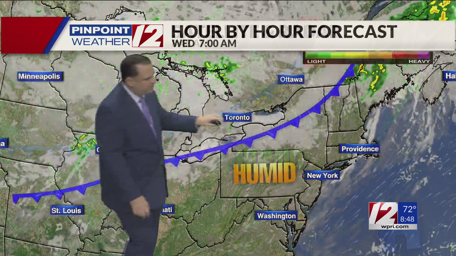 WPRI 12 Weather Forecast for 8/28/24: Very warm and humid today. – WPRI.com