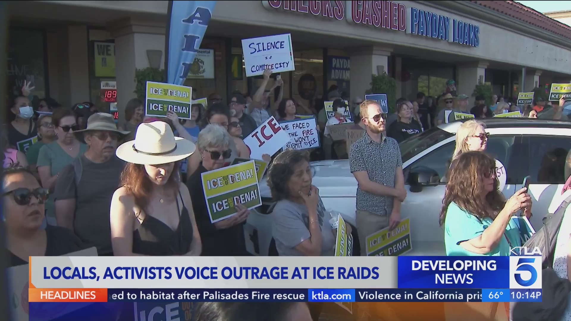 Locals, activists voice outrage after ICE raids in Pasadena – KTLA