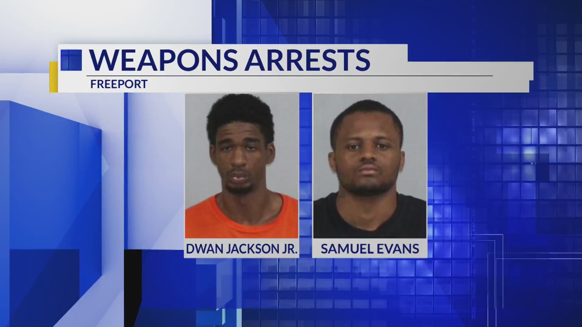 Two Freeport men charged with illegal possession of a firearm ...