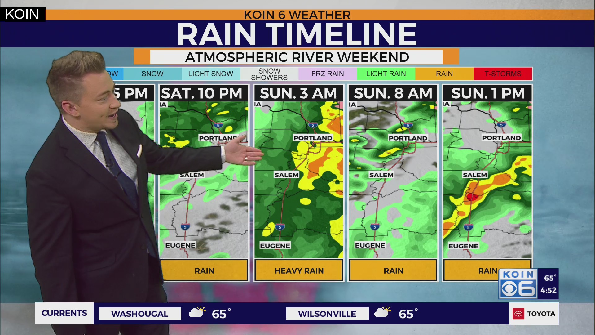 Atmospheric river impacts to Portland this weekend – KOIN.com