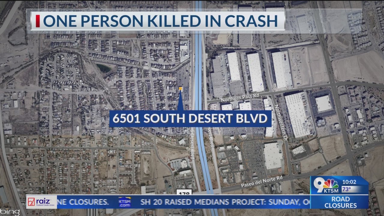 1 person dead after crash involving pedestrian, vehicle KTSM 9 News