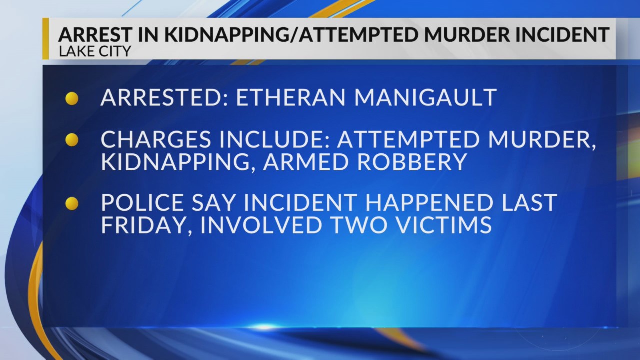 Wanted Lake City man arrested by U.S. Marshals for kidnapping ...
