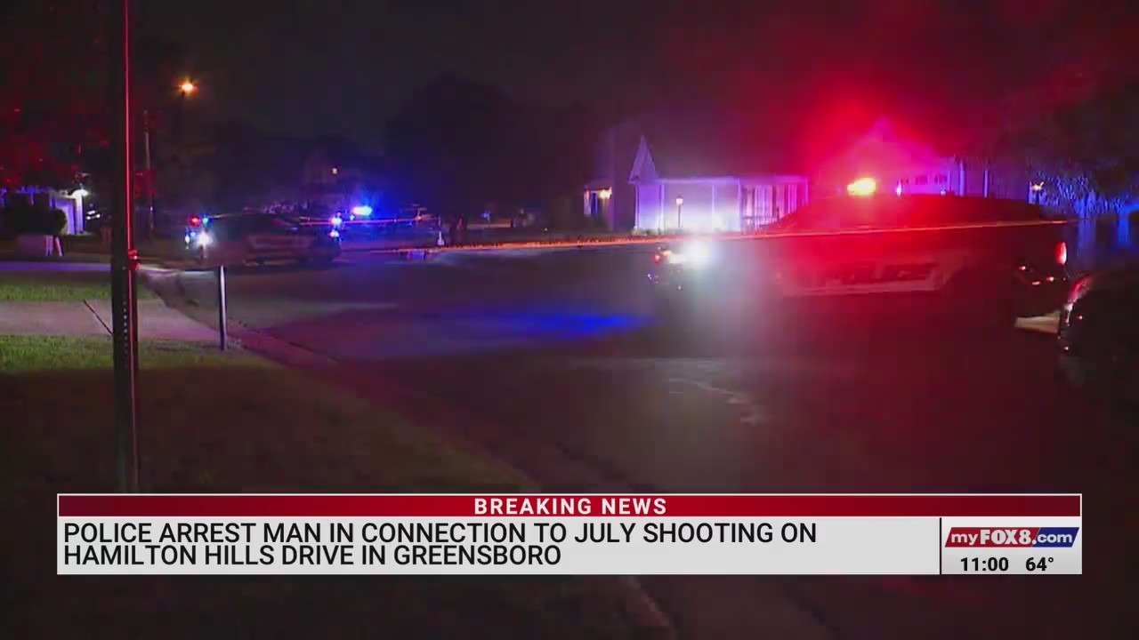 Man arrested after fatal shooting in Greensboro on Hamilton Hills Drive ...