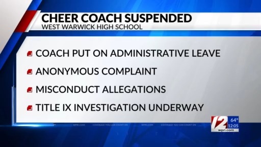 West Warwick cheer coach on leave amid Title IX investigation – WPRI.com