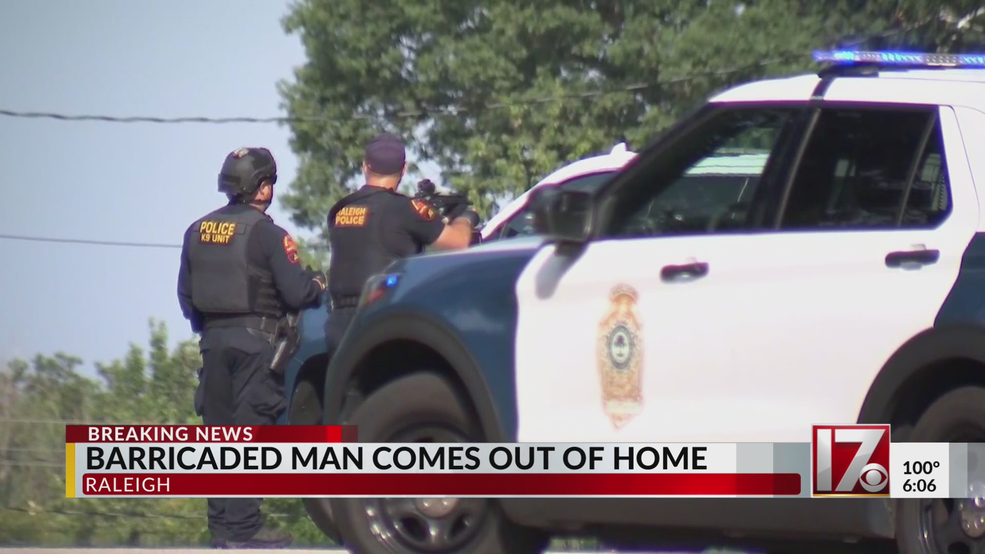 Armed man in custody after large police presence in Raleigh ...