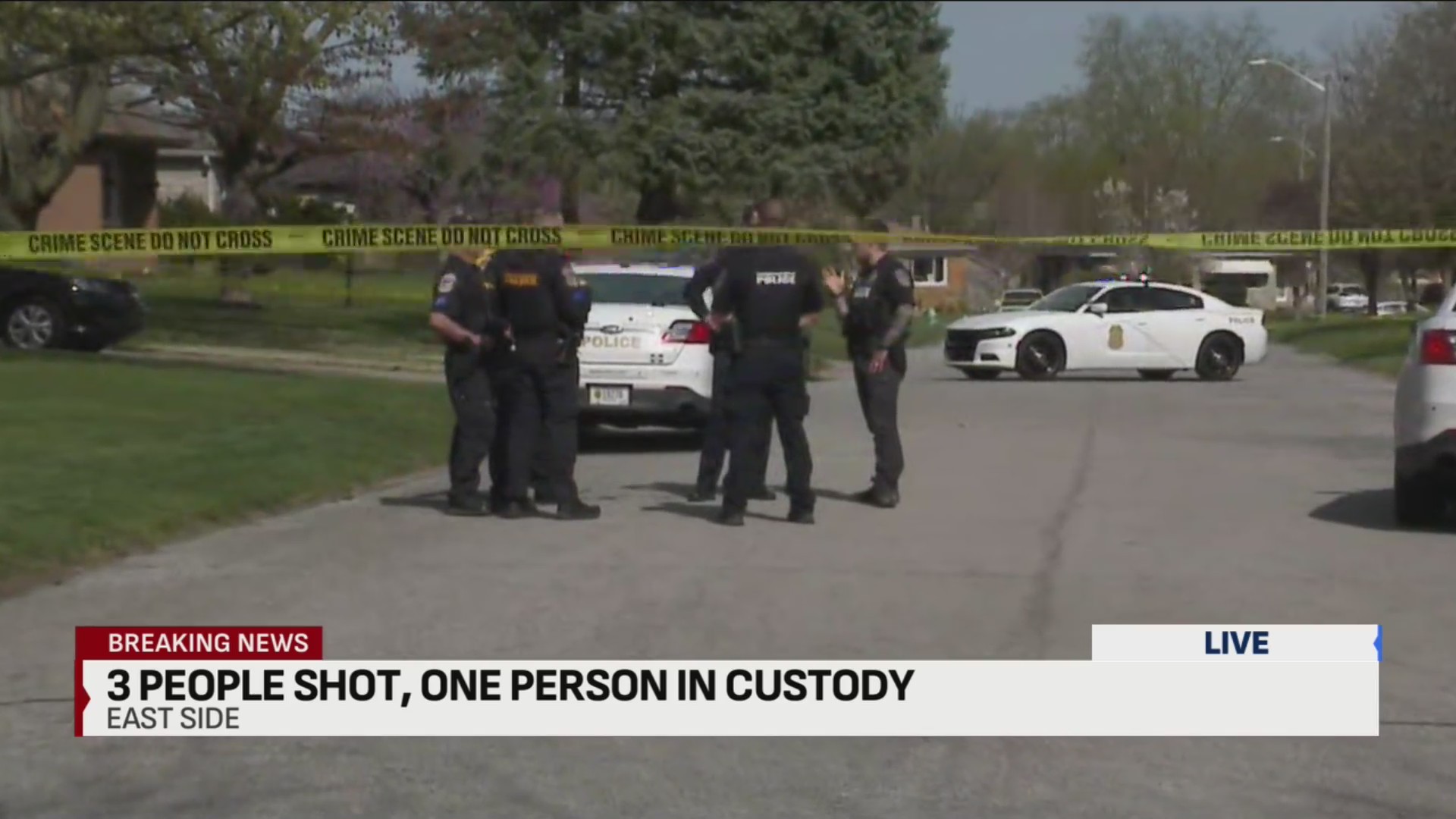 3 shot, one in custody on Indy’s east side – Fox 59