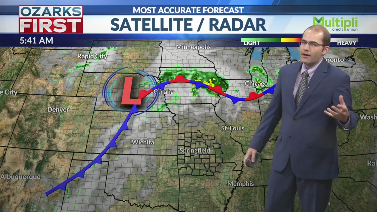 Hot and humid Friday ahead of daily rain chances – KOLR – OzarksFirst.com