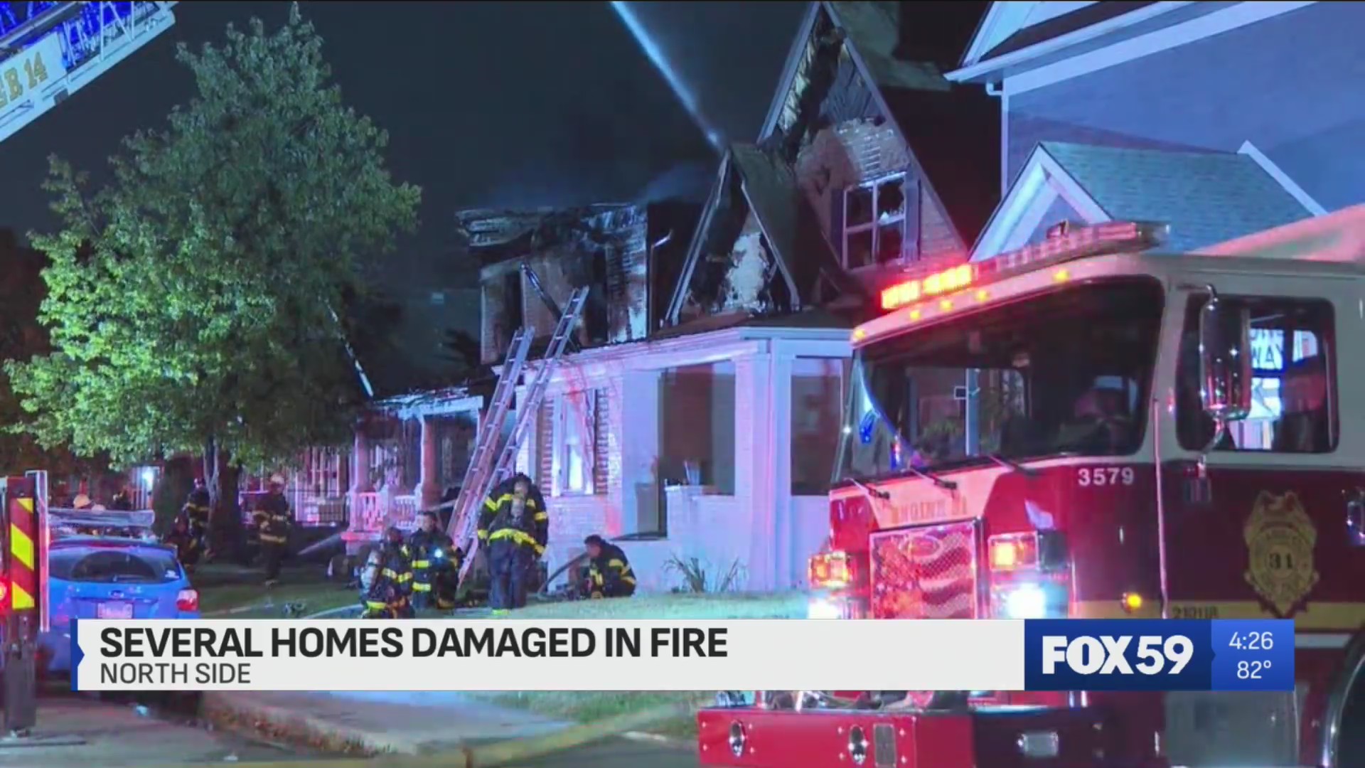 House fire on near north side draws large response from firefighters ...