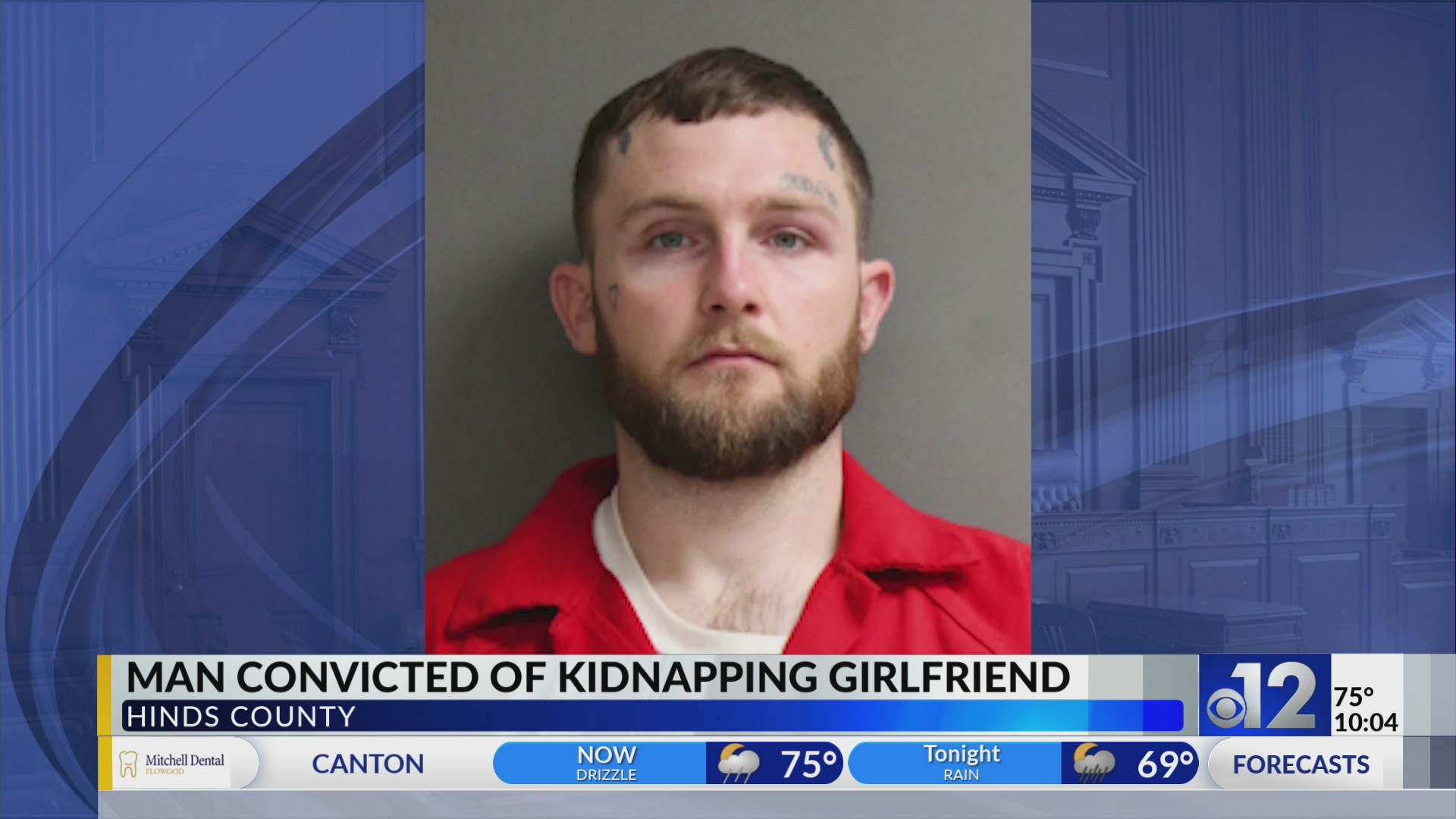 Man convicted of kidnapping girlfriend in Hinds County – WJTV