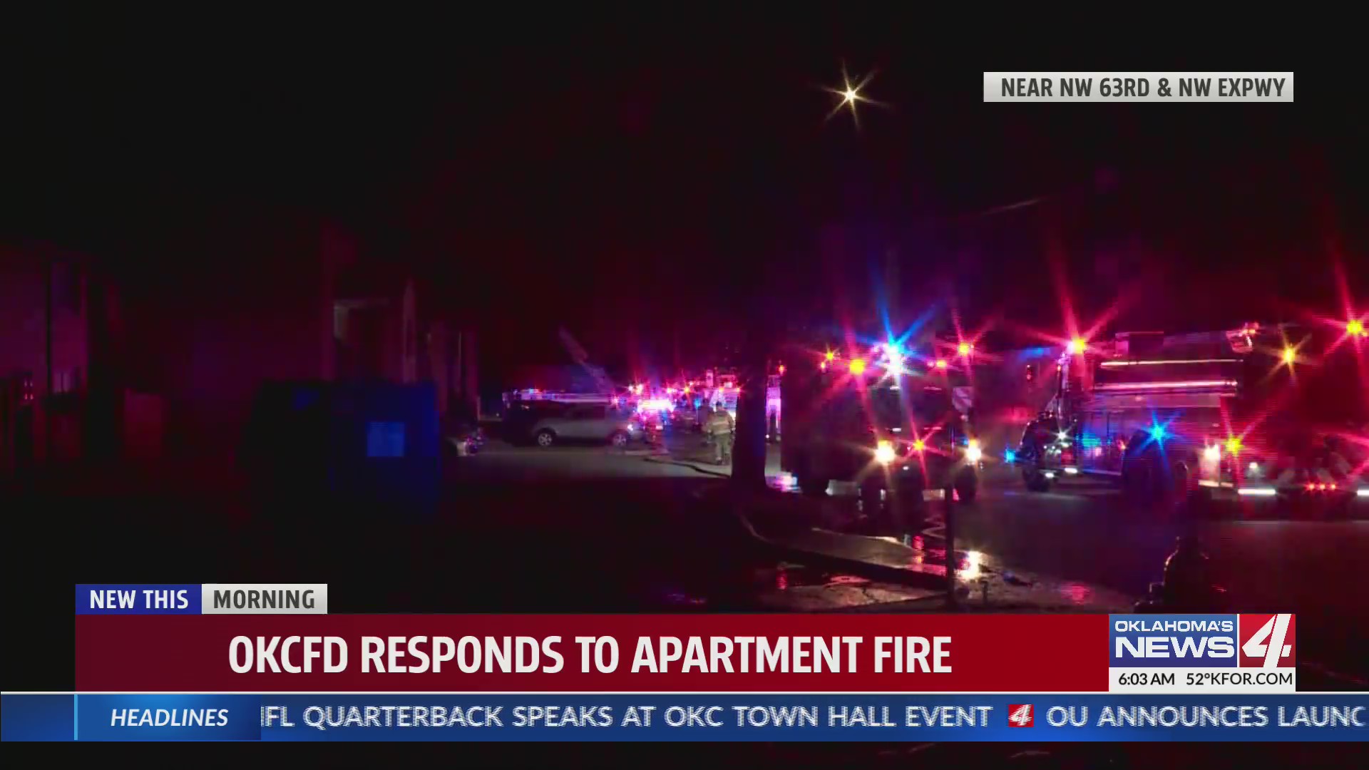 Oklahoma City fire crews knock down apartment fire – KFOR.com Oklahoma City