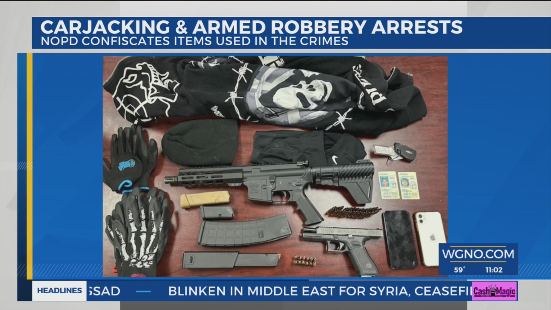 Two Accused Of Armed Robberies Carjackings Arrested Nopd Wgno