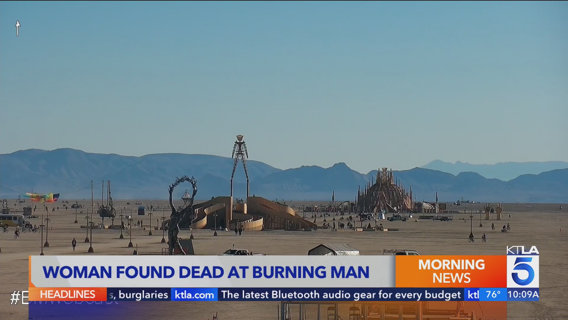 Woman dies on 1st day at Burning Man festival – KTLA