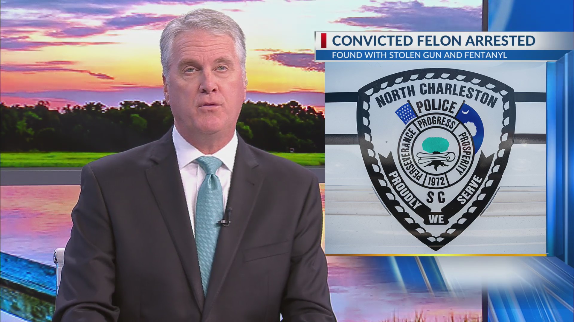 Convicted felon arrested after being found with stolen gun and fentanyl ...