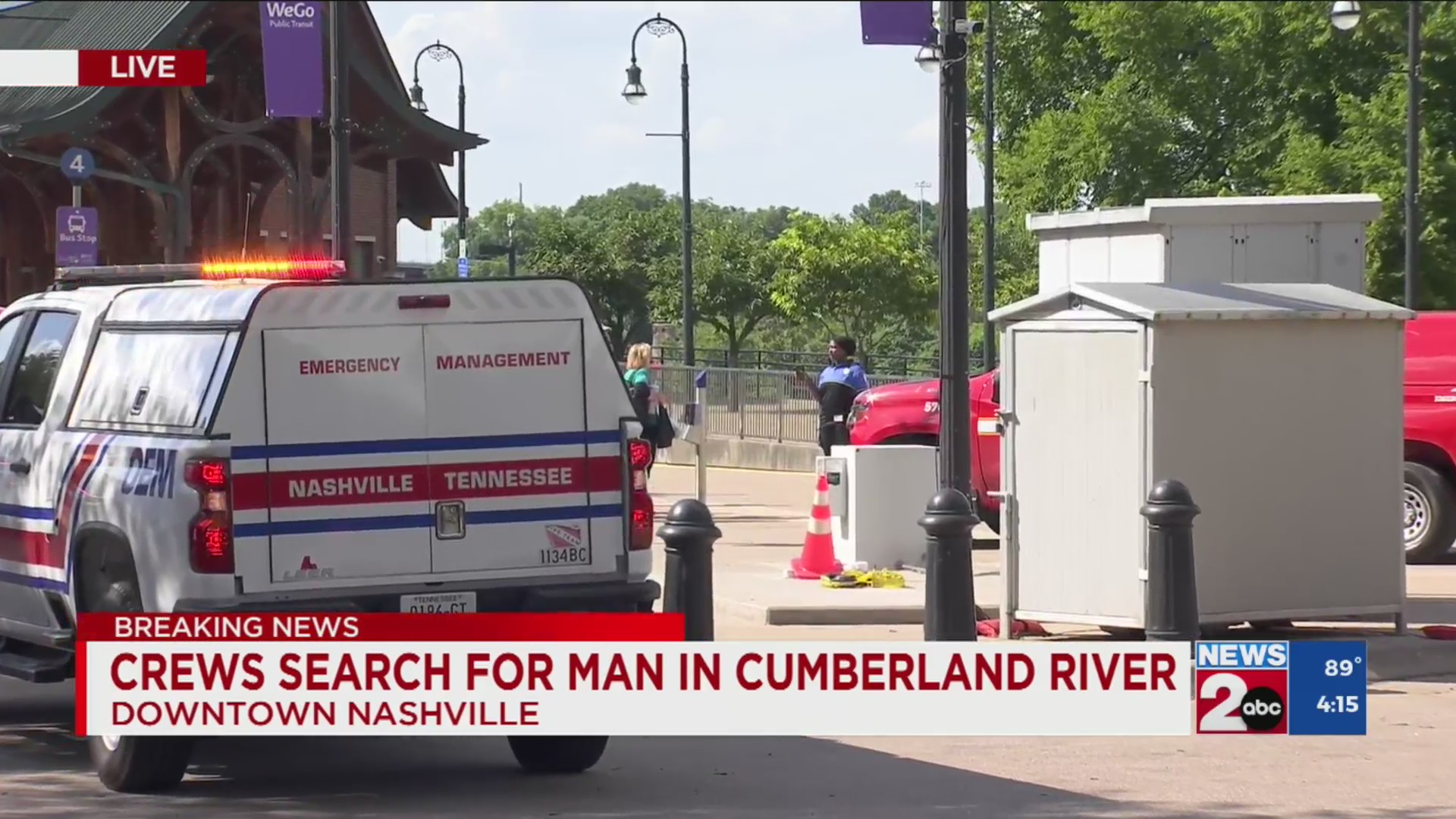 Crews search for man in Cumberland River – WKRN News 2