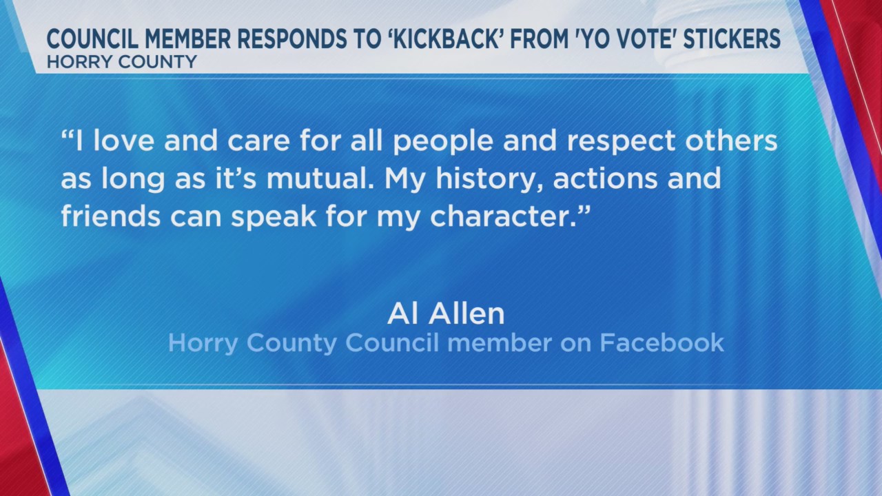 Kick Back Post Horry County Council member responds to ‘kickback’ after social media ...