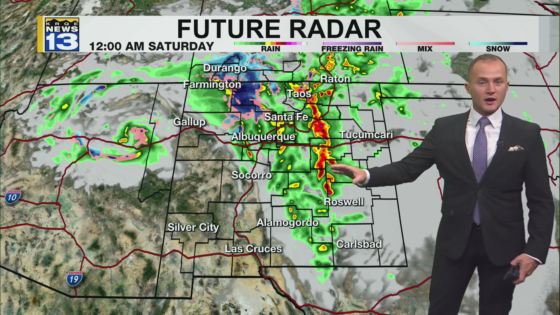 Heavy rain, mountain snow on the way this weekend – KRQE NEWS 13 ...