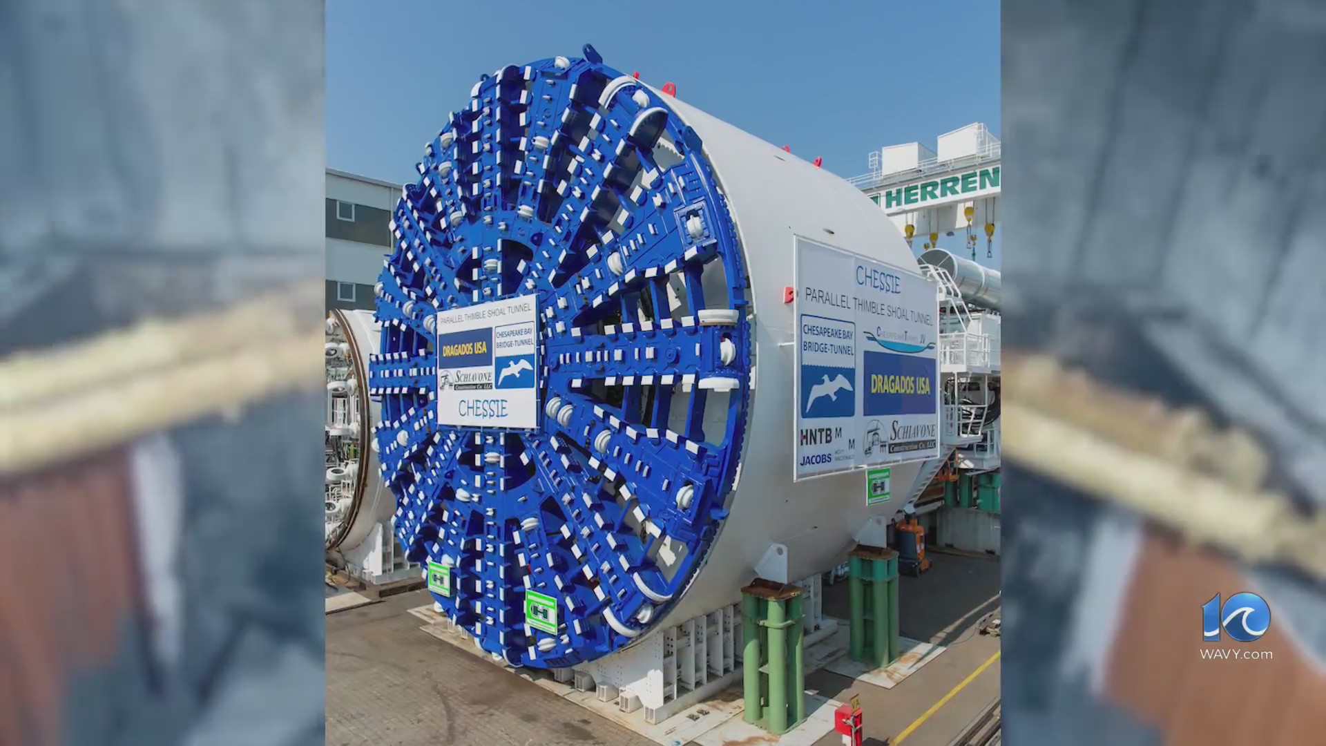 Tunnel boring machine makes breakthrough at CBBT – WAVY.com