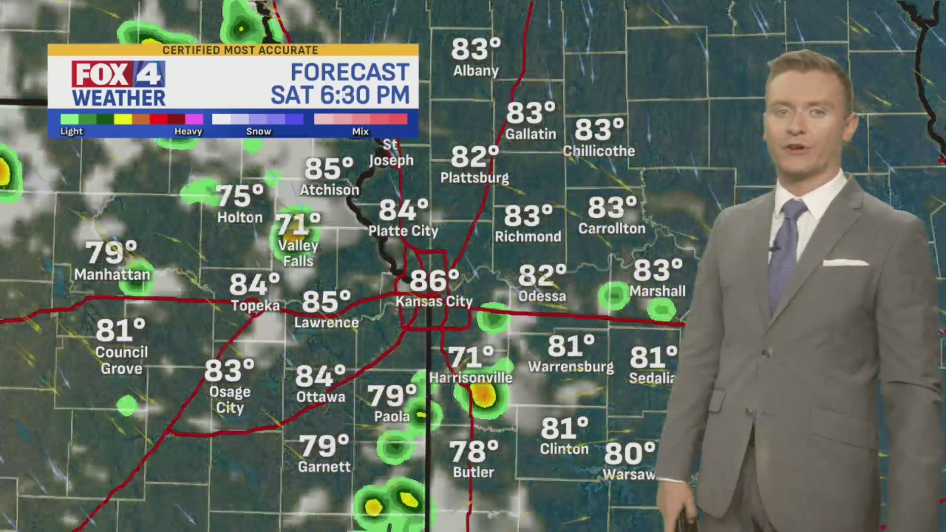 Friday afternoon forecast – FOX 4 Kansas City WDAF-TV | News, Weather ...