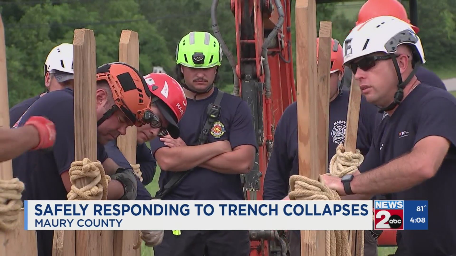 Maury County crews practice how to safely respond to trench collapses ...