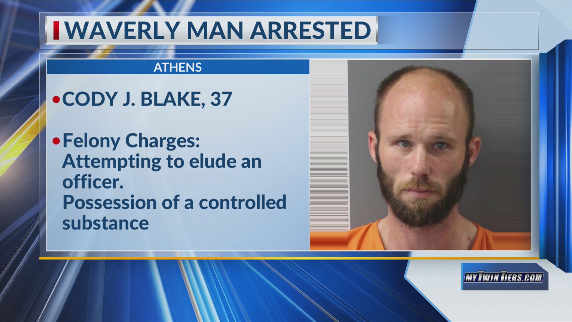 Waverly man arrested on meth charges after Athens police chase – WETM ...