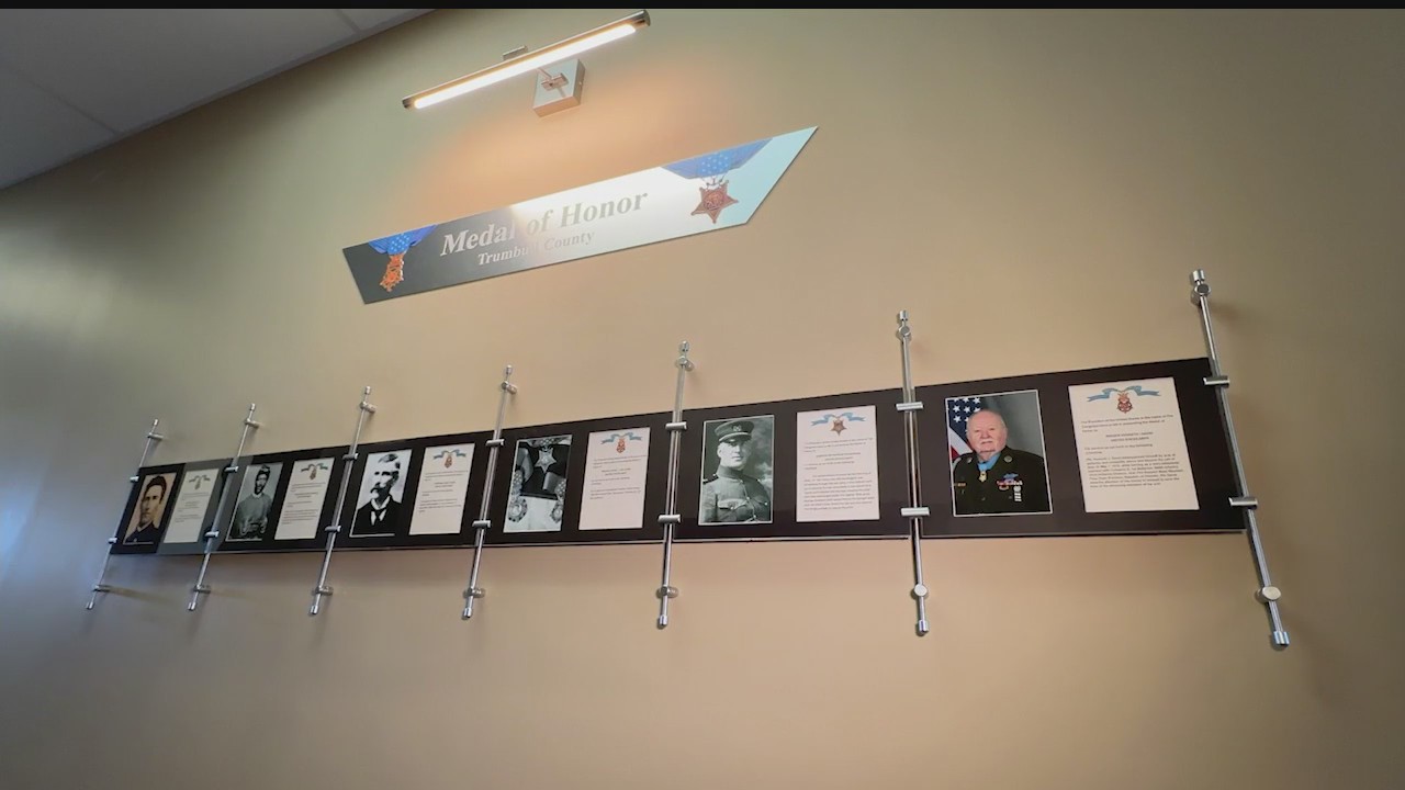 Medal of Honor Wall erected to honor service members in Trumbull County ...