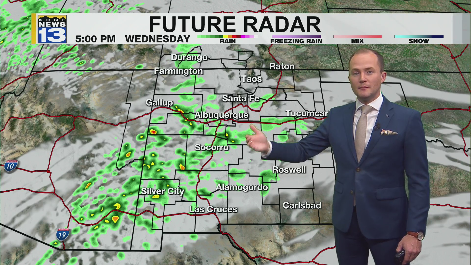 Storm system brings rain chances Wednesday and Thursday – KRQE NEWS 13 ...