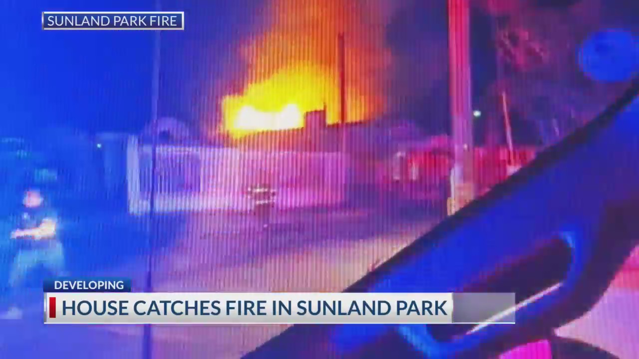 House catches fire in Sunland Park – KTSM 9 News