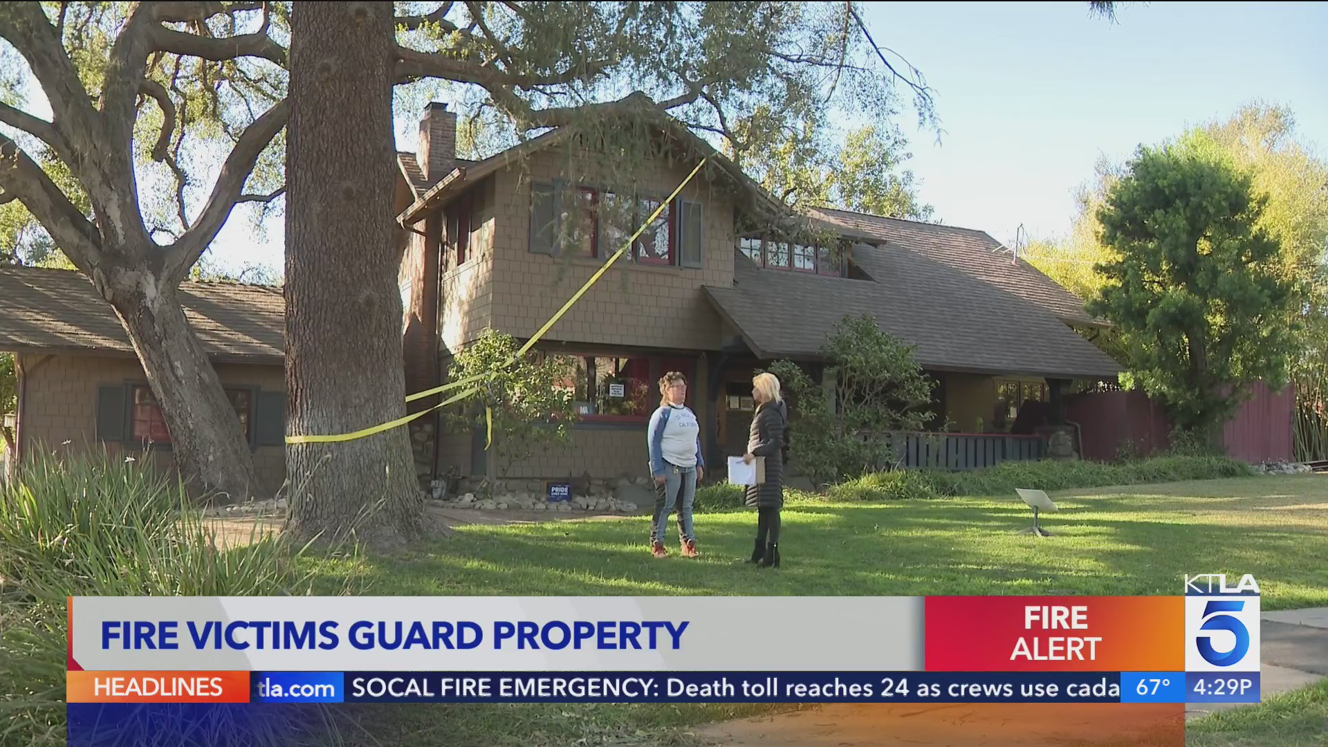 SoCal residents defy evacuation orders to defend home from looters – KTLA