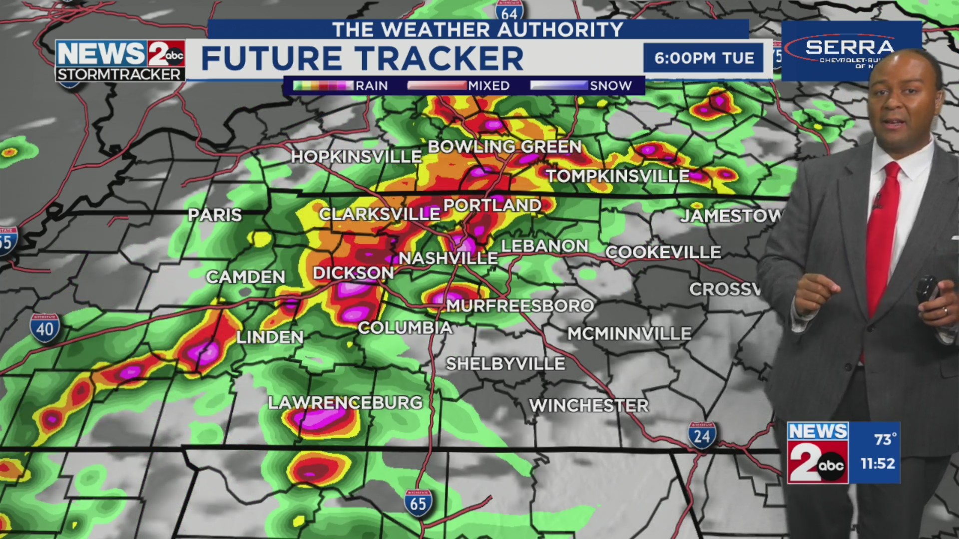 May 20, 2025 Midday Forecast – WKRN News 2