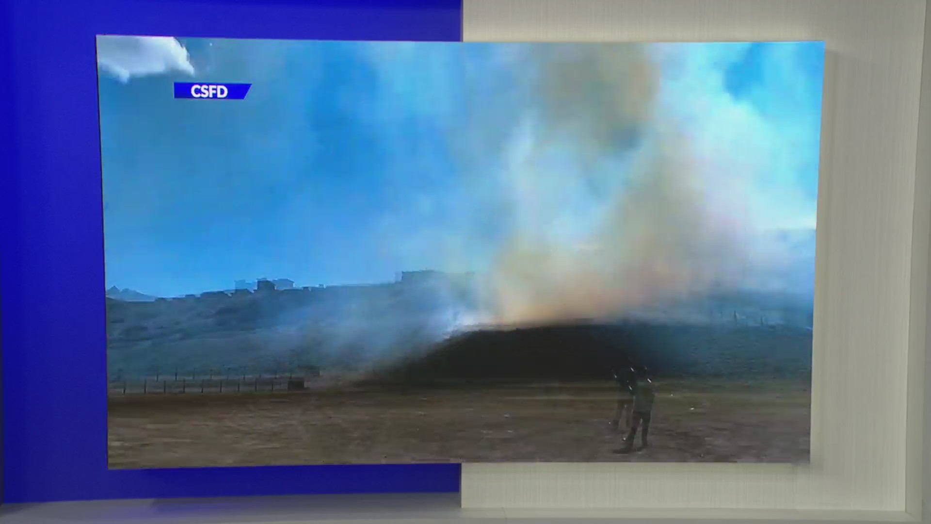Crews battling two grass fires in El Paso County – FOX31 Denver