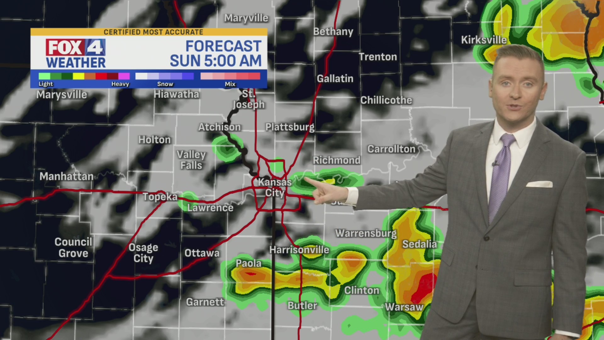 Saturday evening forecast – FOX 4 Kansas City WDAF-TV | News, Weather ...