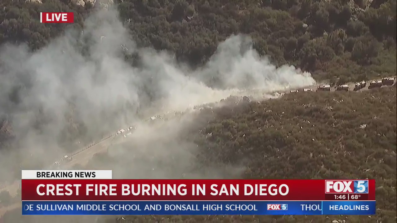 Brush fire breaks out in East County – FOX 5 San Diego & KUSI News