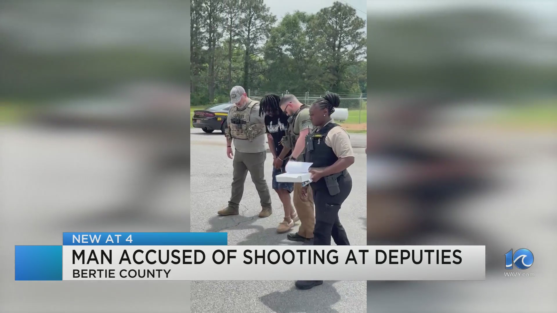 Man accused of firing at deputies in Bertie County – WAVY.com