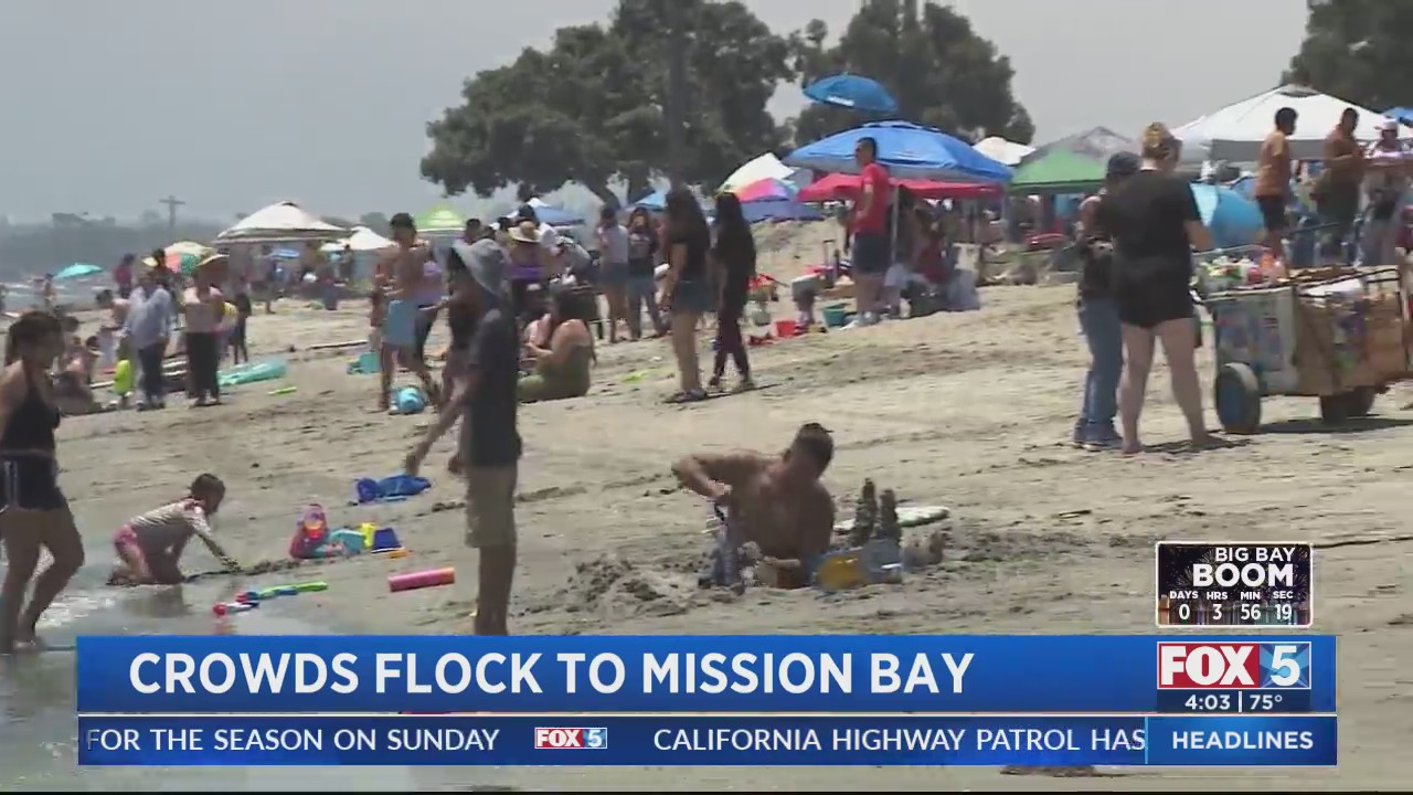 Crowds flock to beaches – FOX 5 San Diego & KUSI News