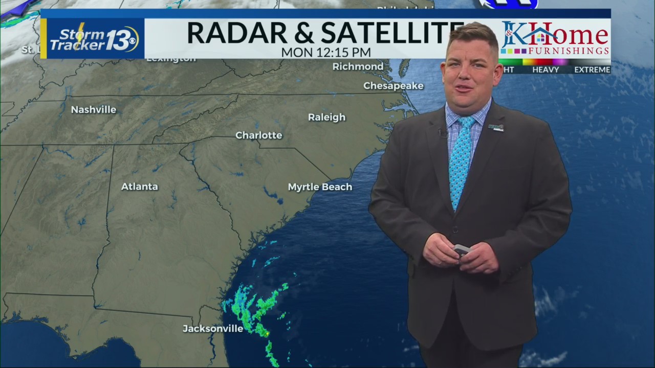 Sunny and cool today; rain moving in – WBTW